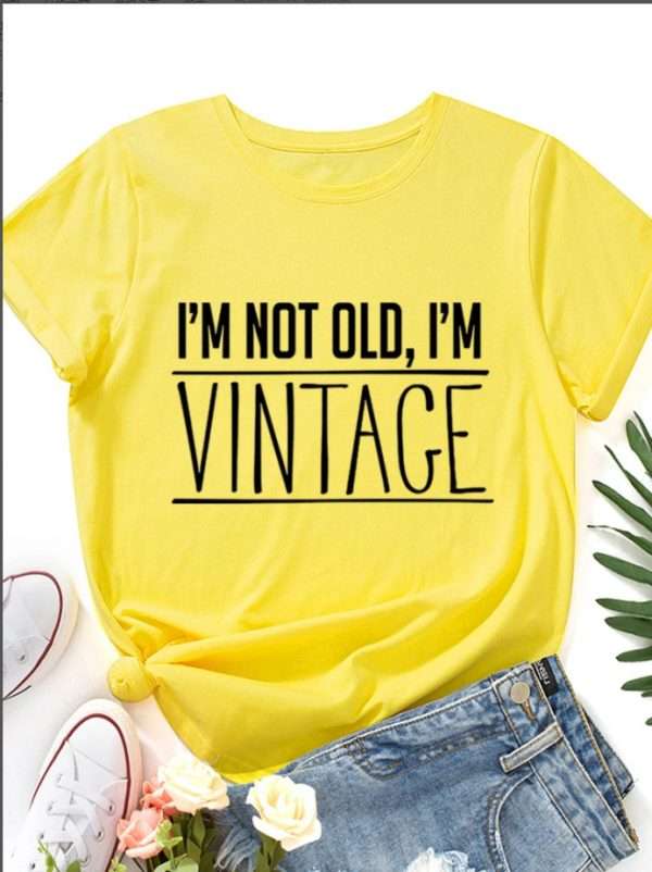 Simple Fashion Print T-shirt Women - Image 7